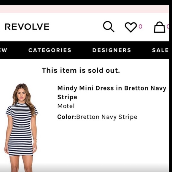Motel • Revolve Mindy Bretton Stripe Bodycon Dress - Picture 9 of 9